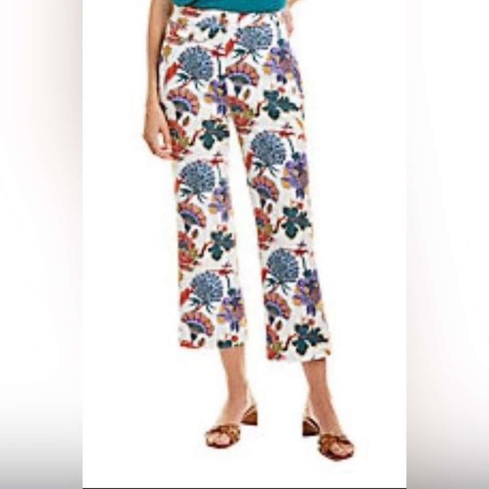 J.Crew Kick Out Crop Pant In Paisley Floral